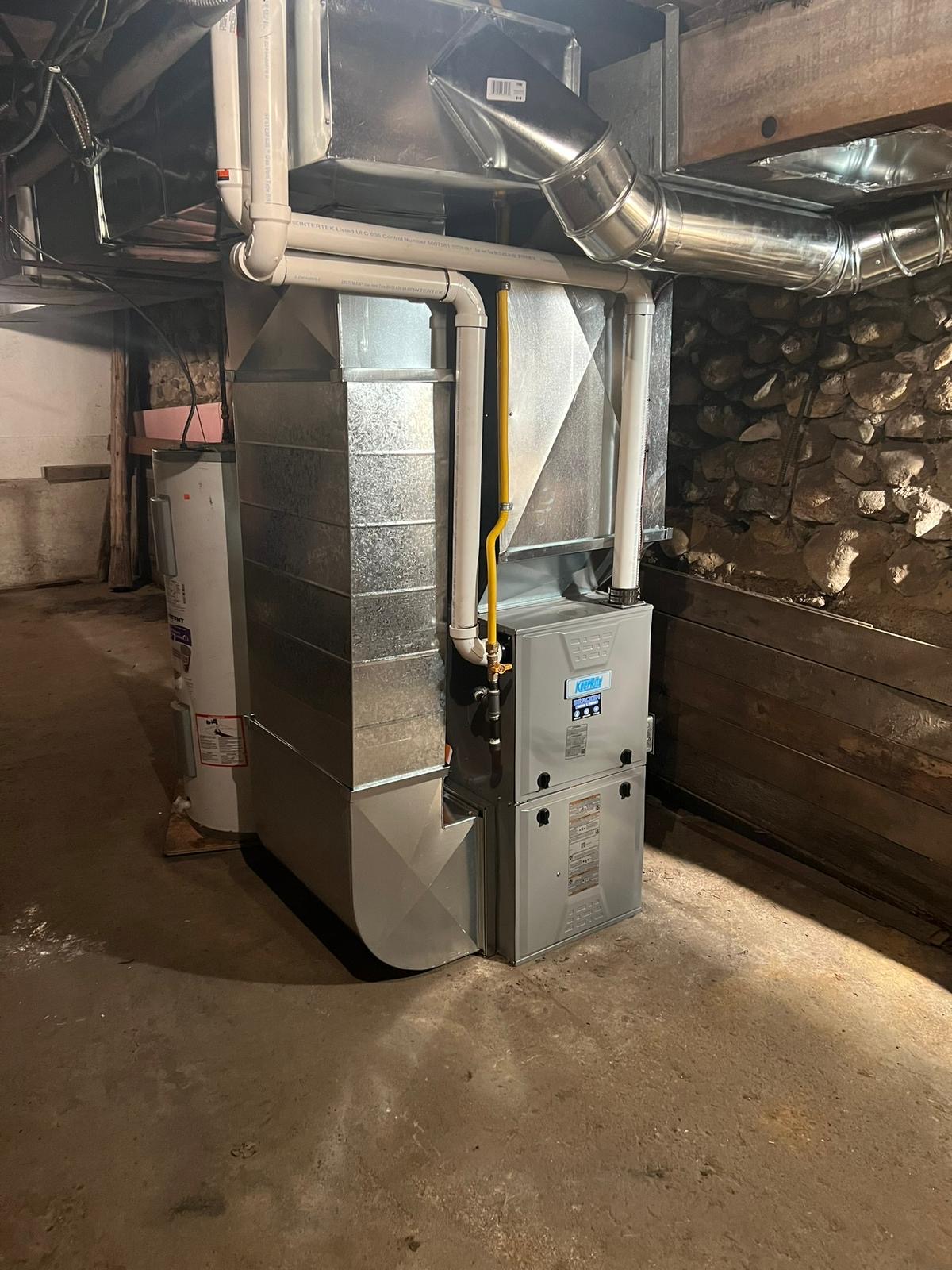 Furnace and ductwork installation